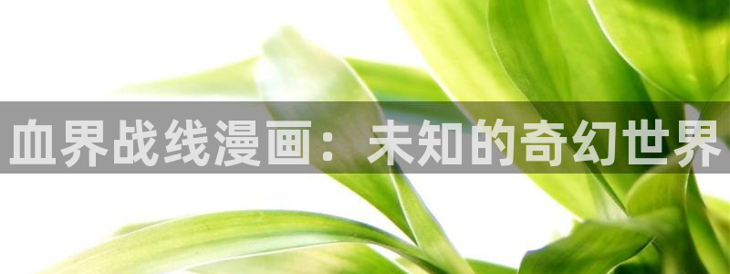 www.喵趣·com：血界战线漫画：未知的奇幻世界